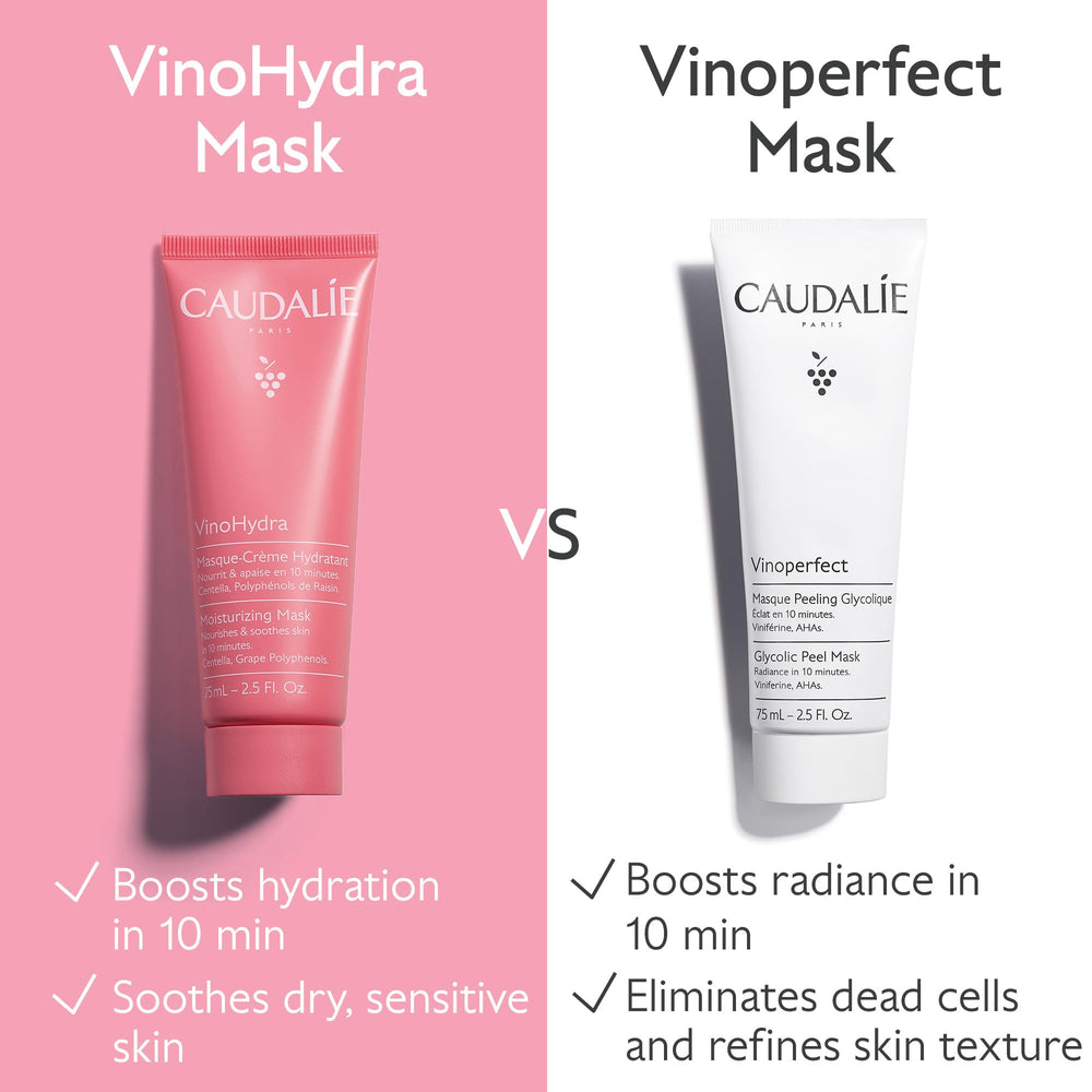 Open Caudalie VinoHydra cap showing product inside and travel-friendly packaging benefit