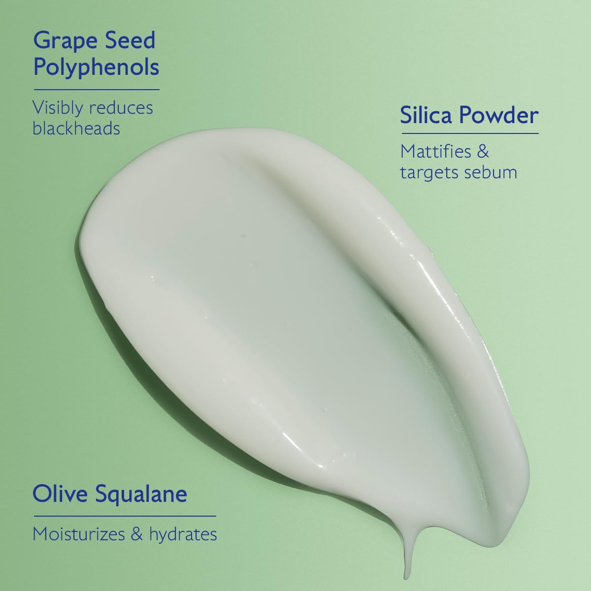 Caudalie moisturizer dispensed in hand for easy application benefit