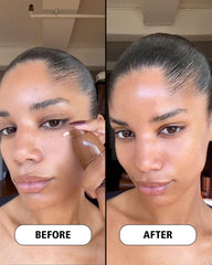 Cay Skin pump dispense photo highlighting easy application benefit