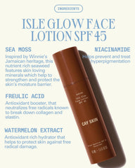 Cay Skin swatch on skin blending to a luminous, even-looking finish