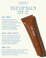 Cay Skin swatch on skin revealing Nude Ting tint and reflective shine