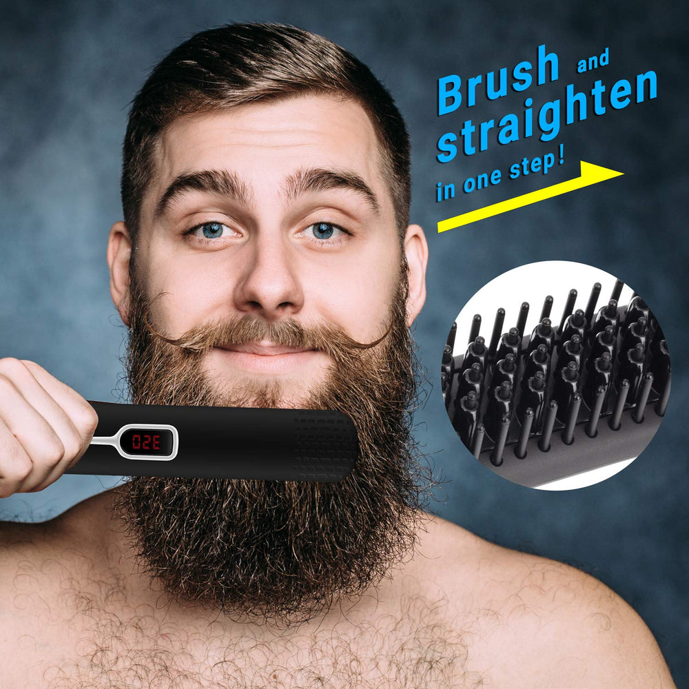 Cayzor closeup ceramic heating plate highlighting even heat for smoother beard
