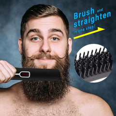 Cayzor closeup ceramic heating plate highlighting even heat for smoother beard