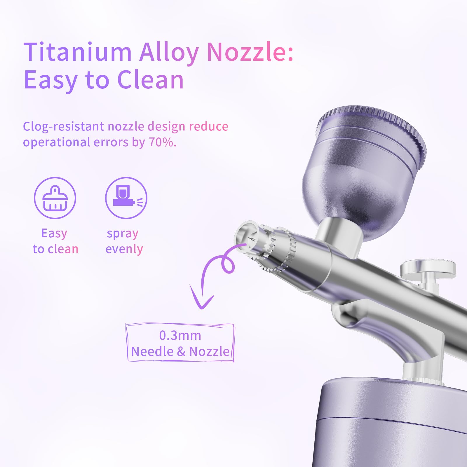 CBVCBV assortment of nozzles and cleaning kit displayed for easy maintenance