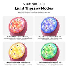 Ccigedy close-up of soft silicone touchpoints offering gentle sonic cleansing benefits