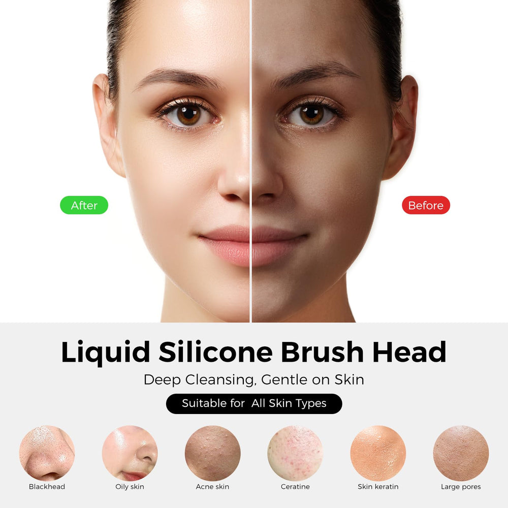 Ccigedy side profile showing warming indicator for comfortable warm-touch cleansing
