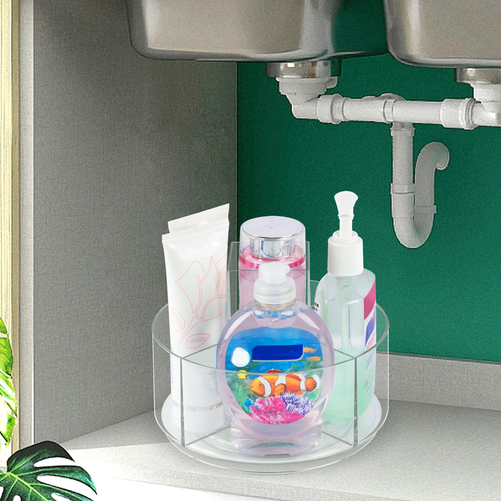 CECOLIC lifestyle shot on bathroom counter highlights decluttered surface