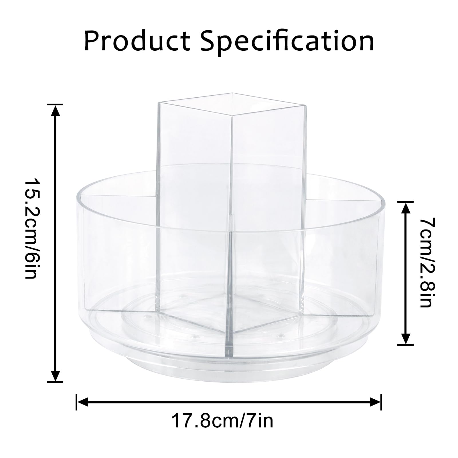 CECOLIC top view demonstrates smooth 360-degree rotation benefit