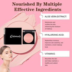 Cekomady under-eye application close-up showing seamless blend and brightening effect