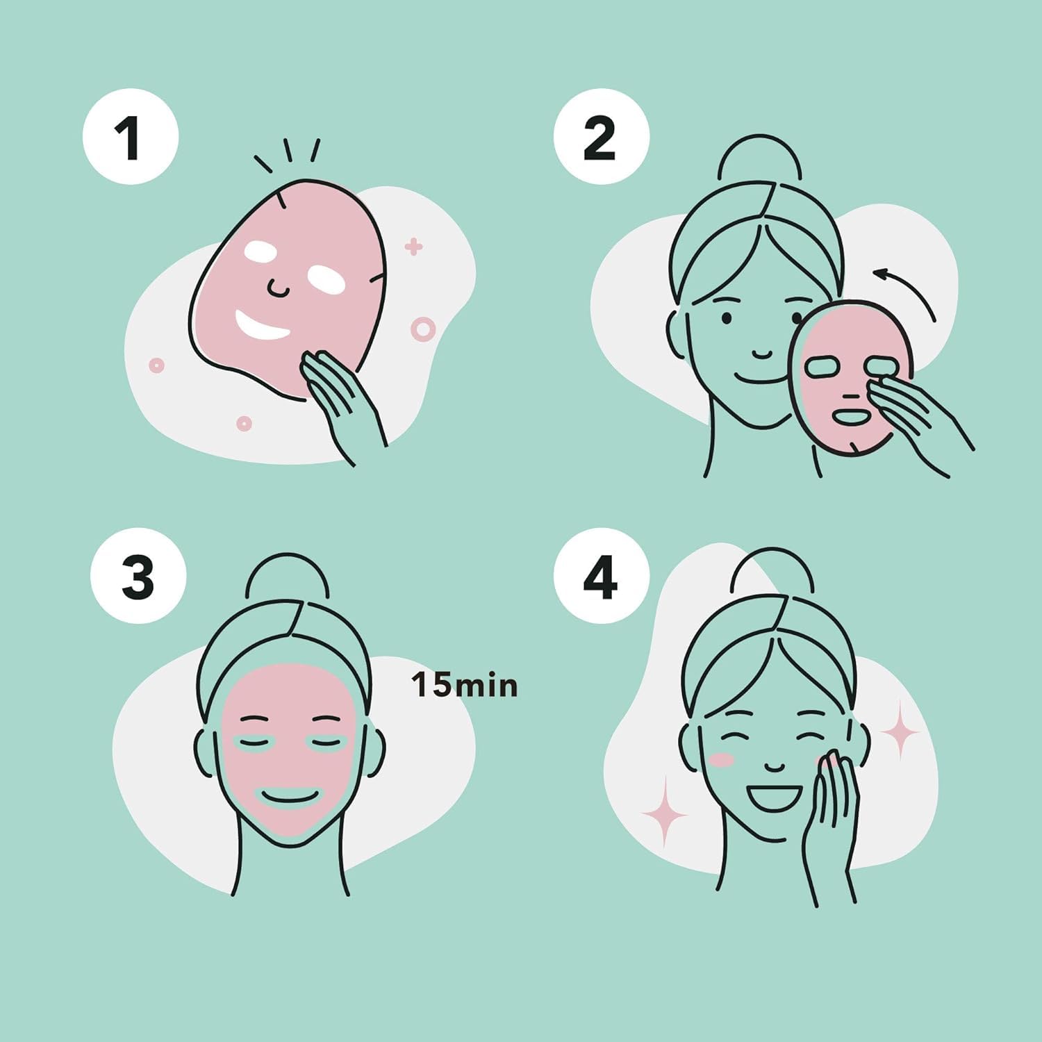 Celavi travel pouch with masks for on-the-go skincare