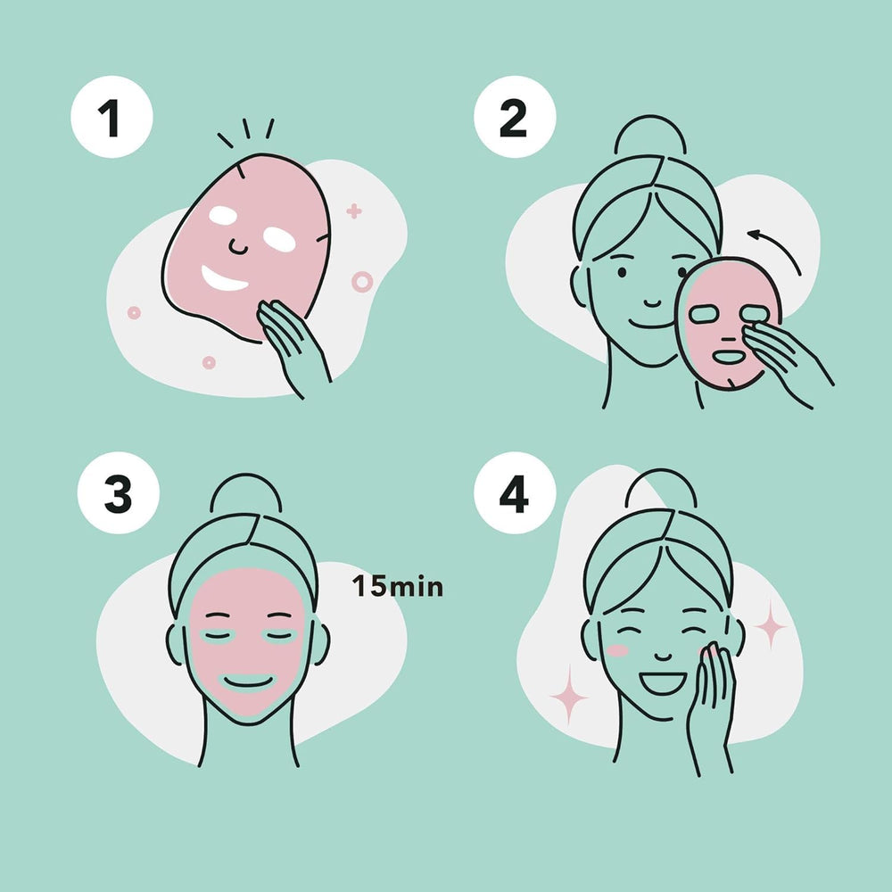 Celavi travel pouch with masks for on-the-go skincare