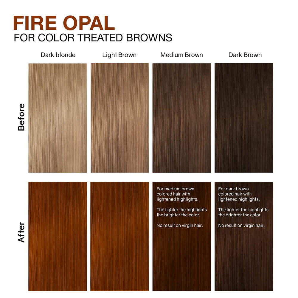 Celeb Luxury before and after tonal refresh demonstrating warmer hue