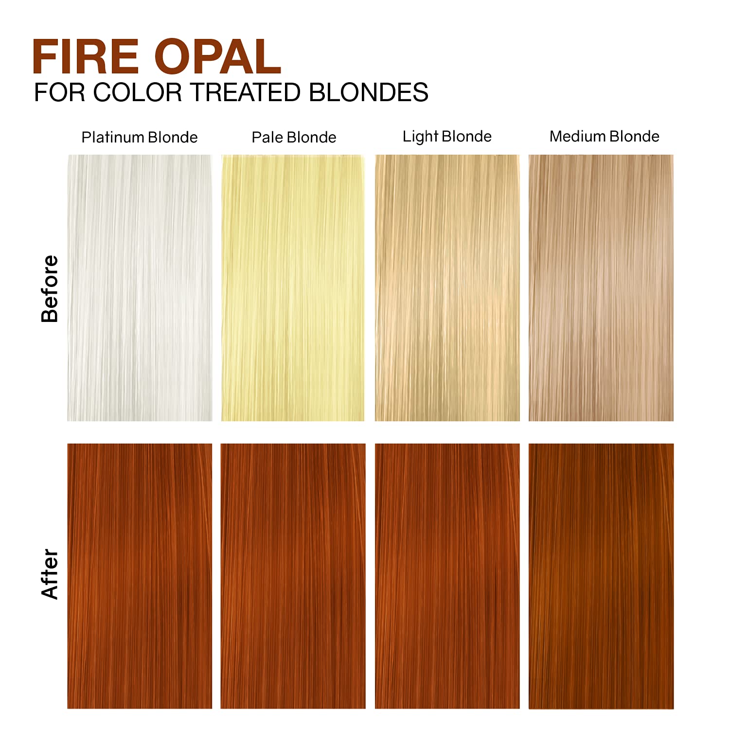 Celeb Luxury lather in hair showing even color deposit and shine