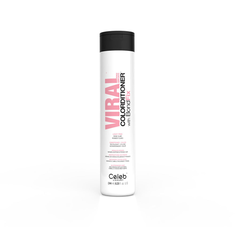 Celeb Luxury front packaging showing colorconditioner and clear use benefits