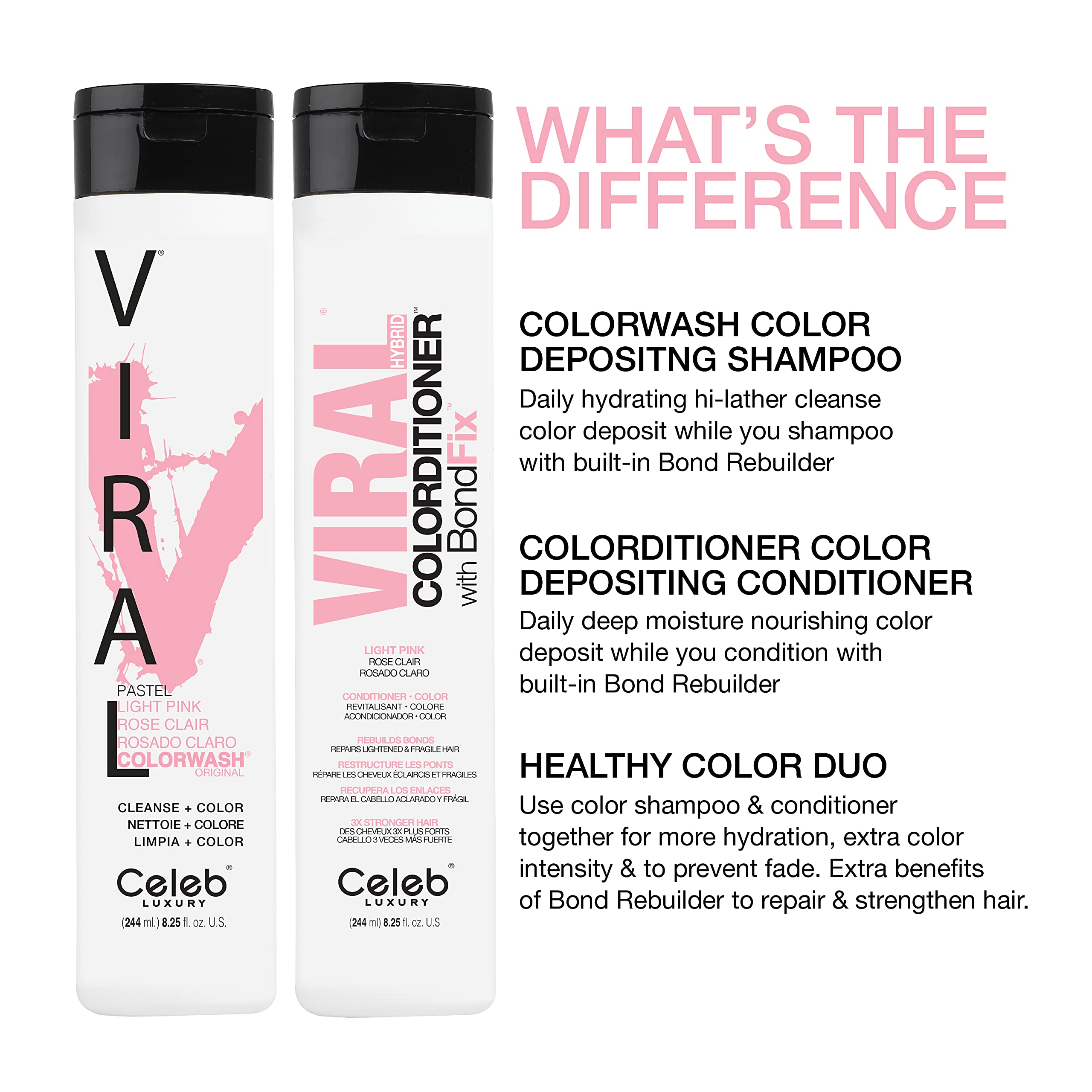 Celeb Luxury displayed in bathroom setting showing sustainable daily-care benefit