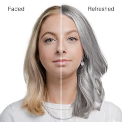 Celeb Luxury close‑up of creamy graphite colorditioner showing pigment