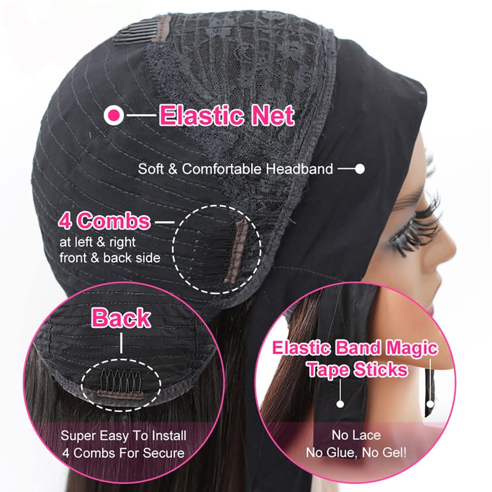 Celiarita cap interior showing combs and Velcro for secure, adjustable fit benefit