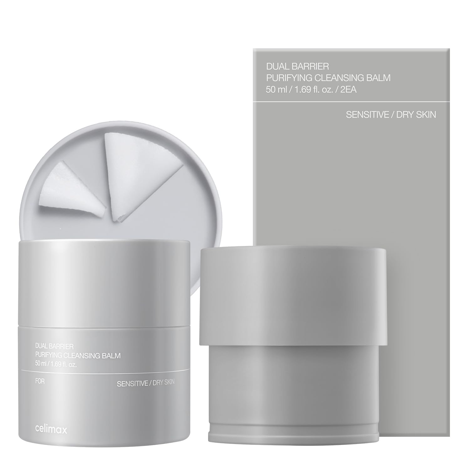 celimax front packaging showing refill duo and sustainable benefit