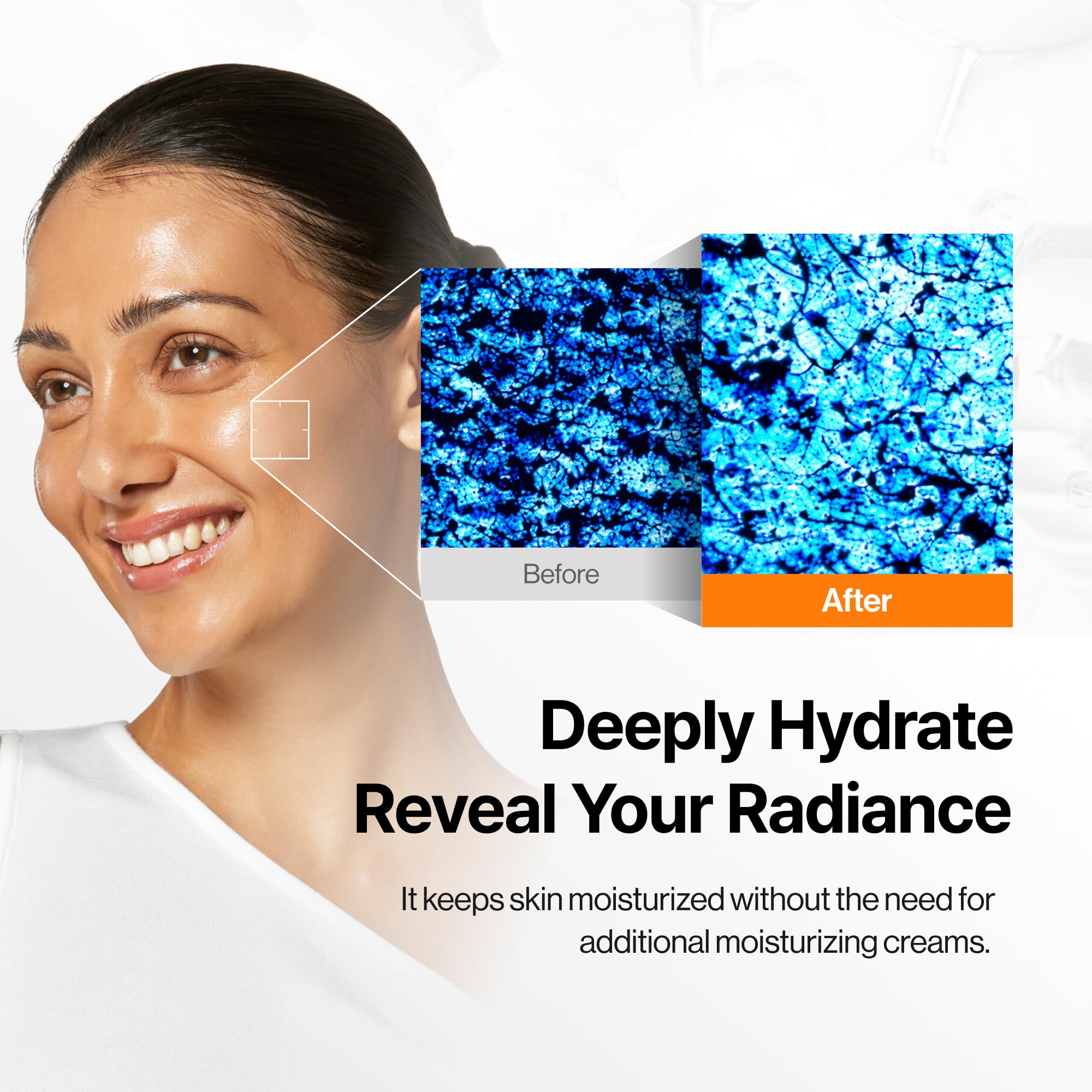 celimax on bathroom vanity conveying daily routine-friendly benefit