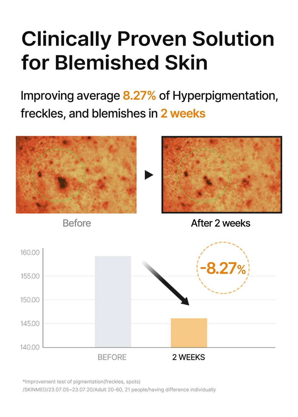 celimax close-up of pad texture soaked in serum demonstrating smooth application