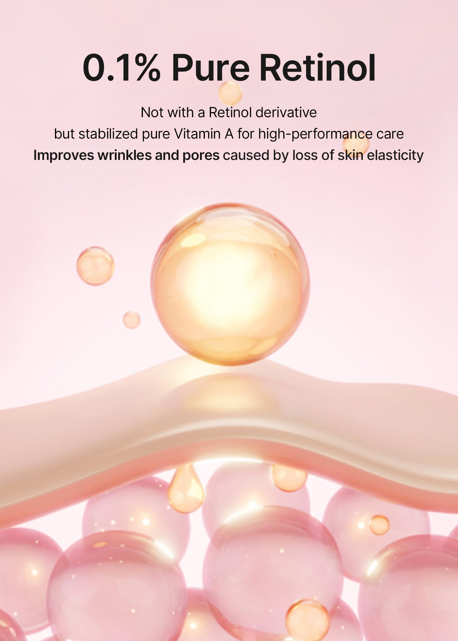 celimax open bottle pour demonstrating precise nightly application benefit