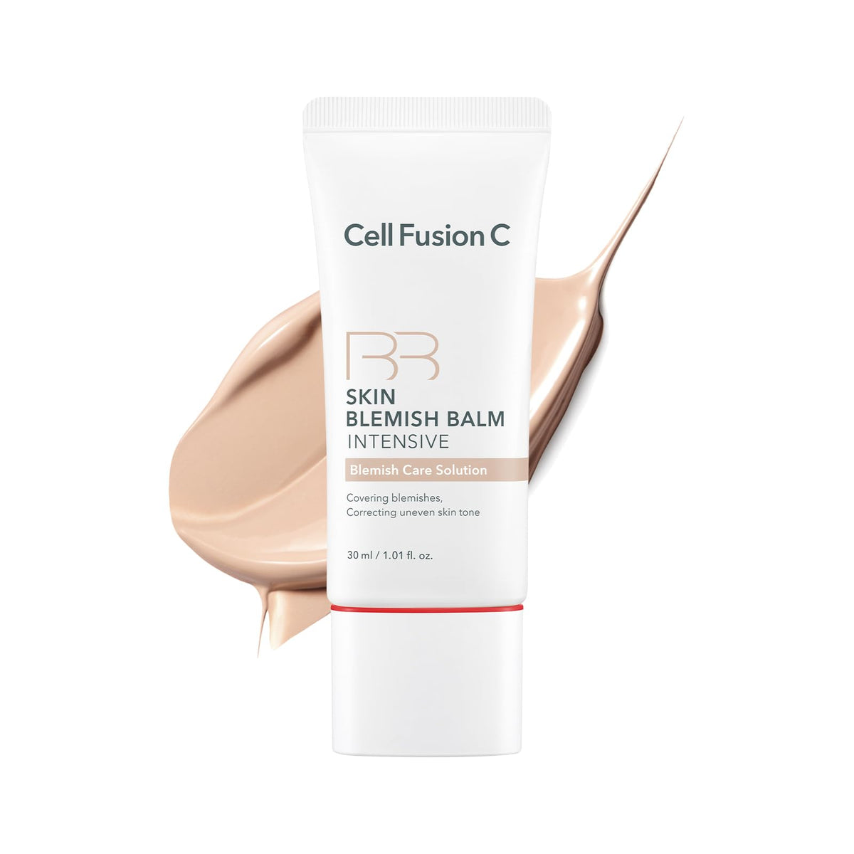 Cell Fusion C front packaging showing BB cream bottle and product benefit
