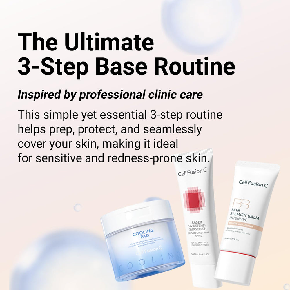 Cell Fusion C in a makeup artist kit showing professional-ready coverage benefit