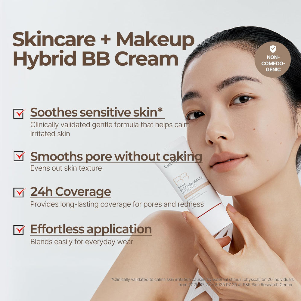 Cell Fusion C BB cream texture close-up showing smooth hydrating finish