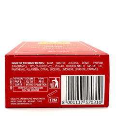 Cella Milano 100 ml bottle in hand showing travel-friendly size and convenience