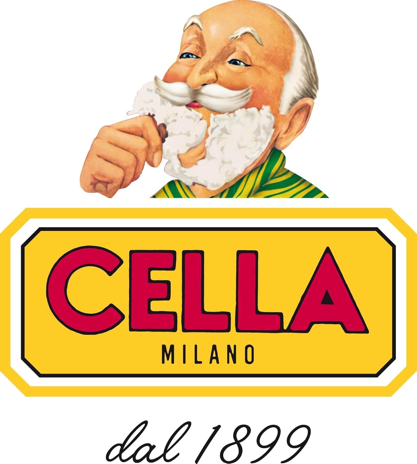 Cella Milano bottle on bathroom shelf lifestyle shot conveying daily grooming confidence