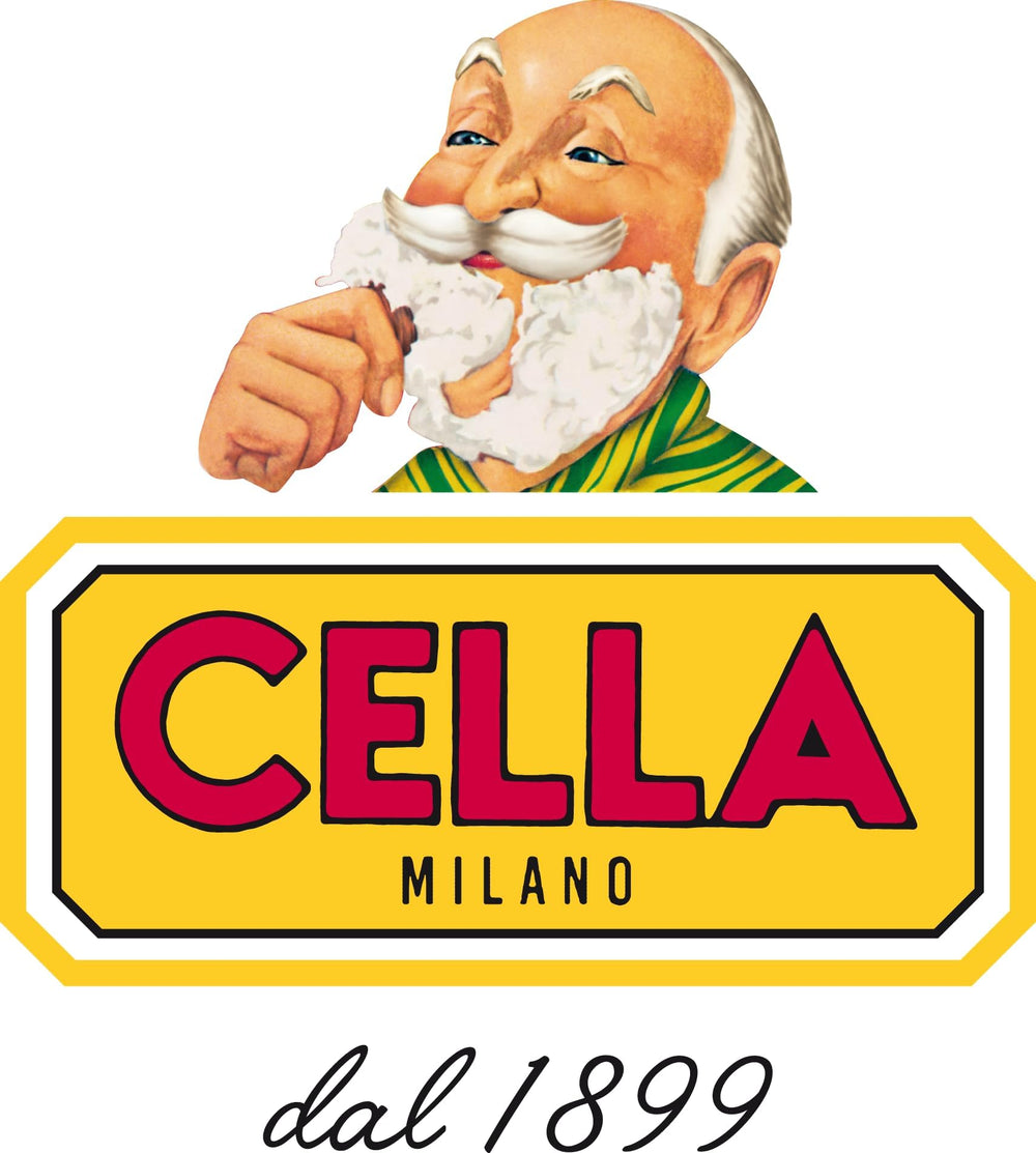 CELLA Milano tube next to travel items showing 100 ml size and portability benefit