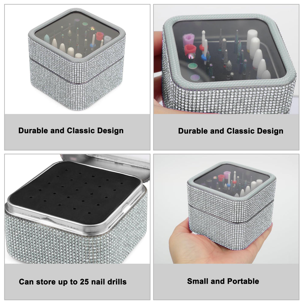 Cellentool bits installed in an e-file handpiece showing ready-to-use compatibility benefit