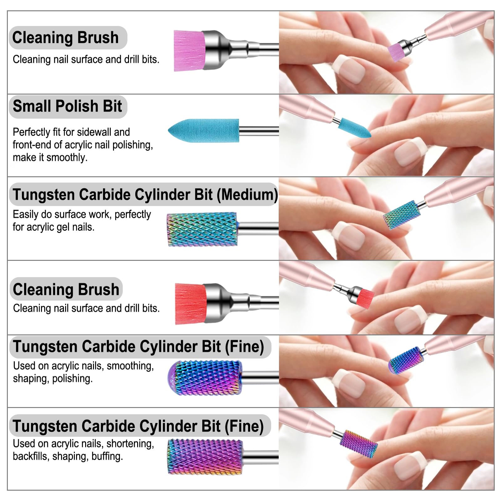 Cellentool tungsten carbide and ceramic bits arranged showing heavy removal and smooth finish benefit