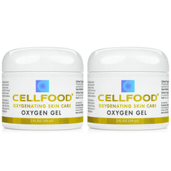 Cellfood oxygen gel front packaging showing tube and label, benefits visible