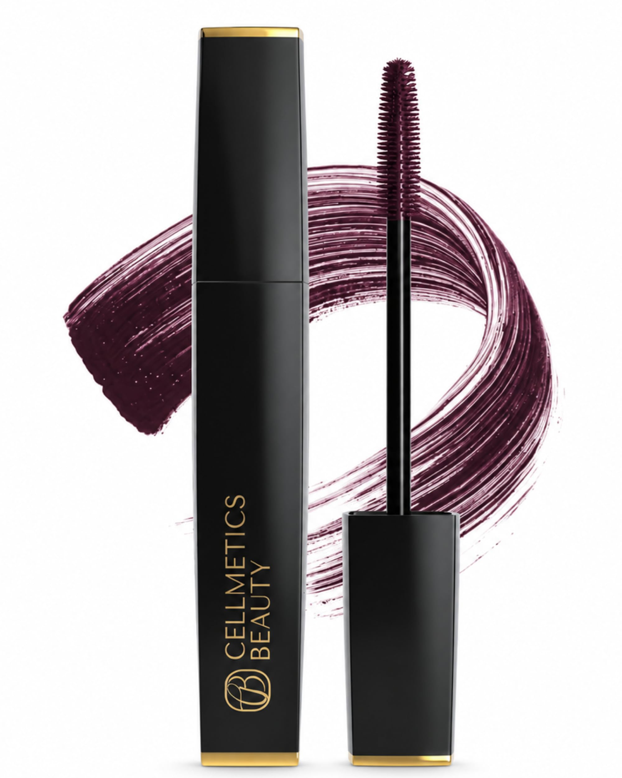 Cellmetics front packaging in Mulberry showing product and shade benefit