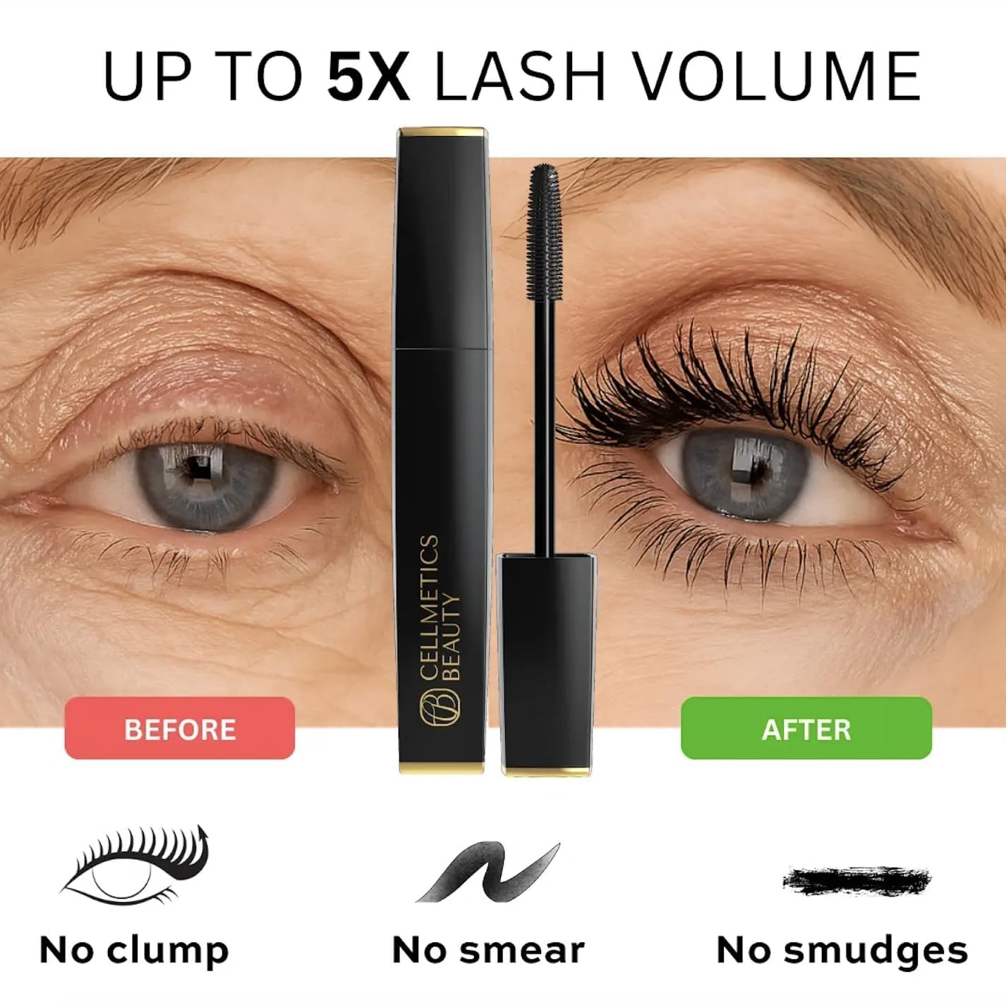 Cellmetics wand close-up highlighting ergonomic brush for precise application