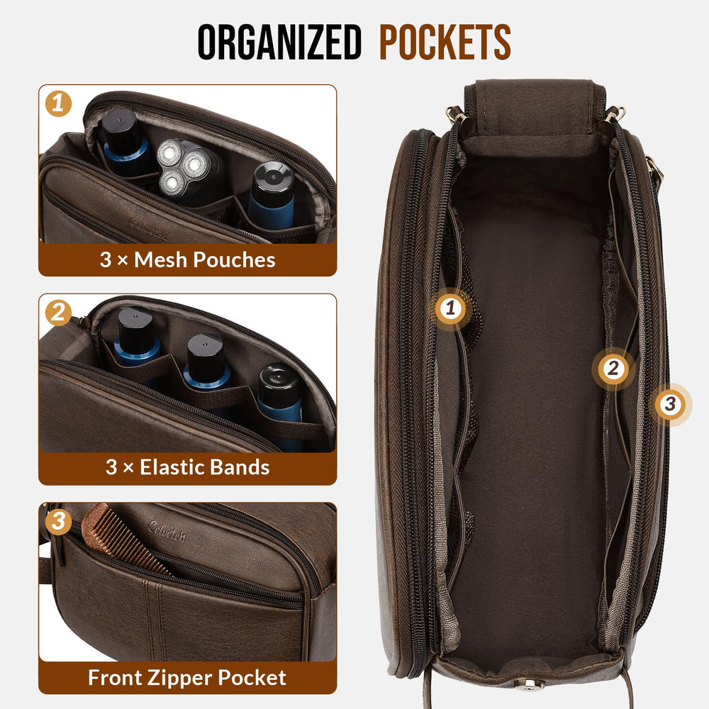 Celvetch back zip pocket fully open with elastic straps and mesh, secure storage benefit