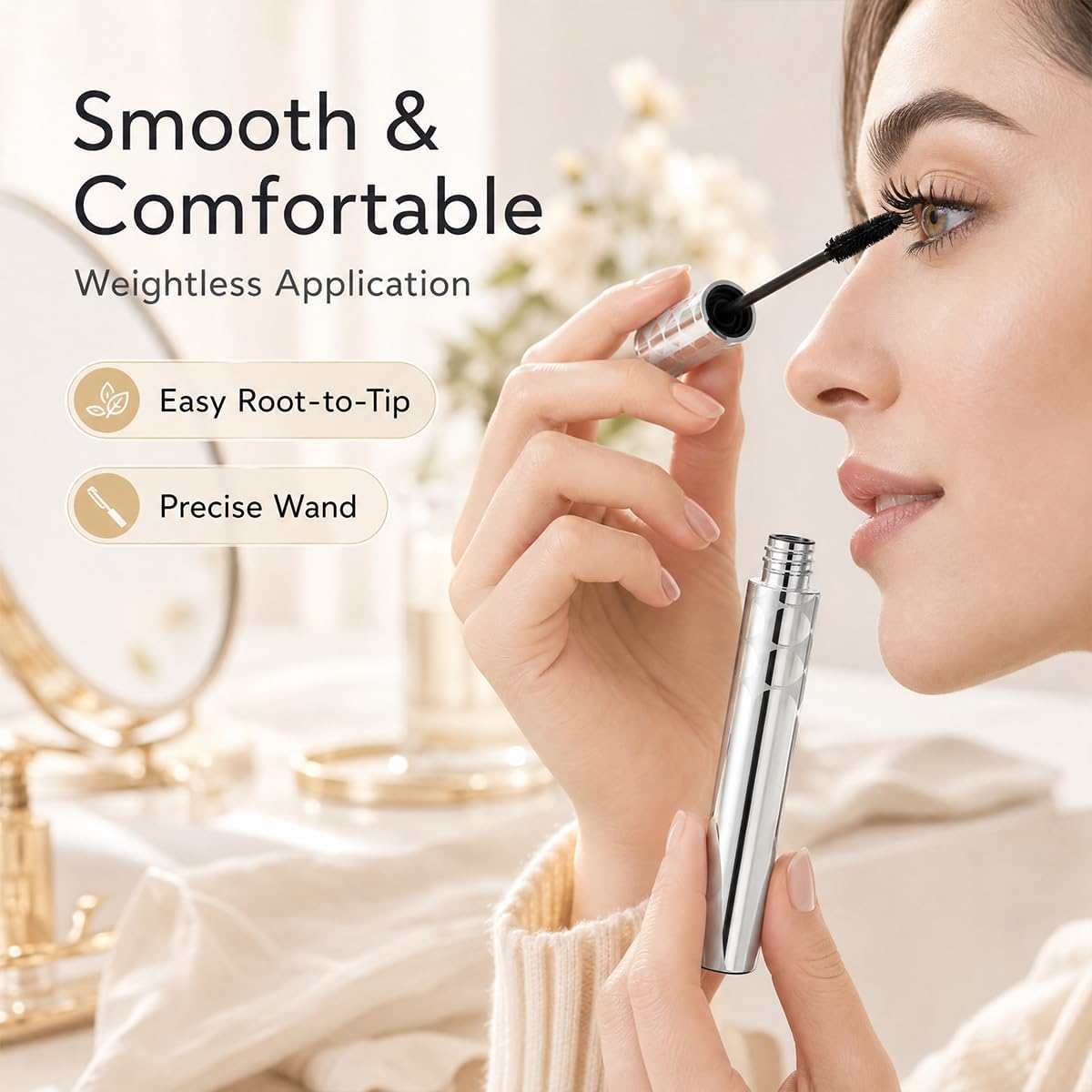 CEMENRETE Blushe held in hand to show size and portability for everyday use