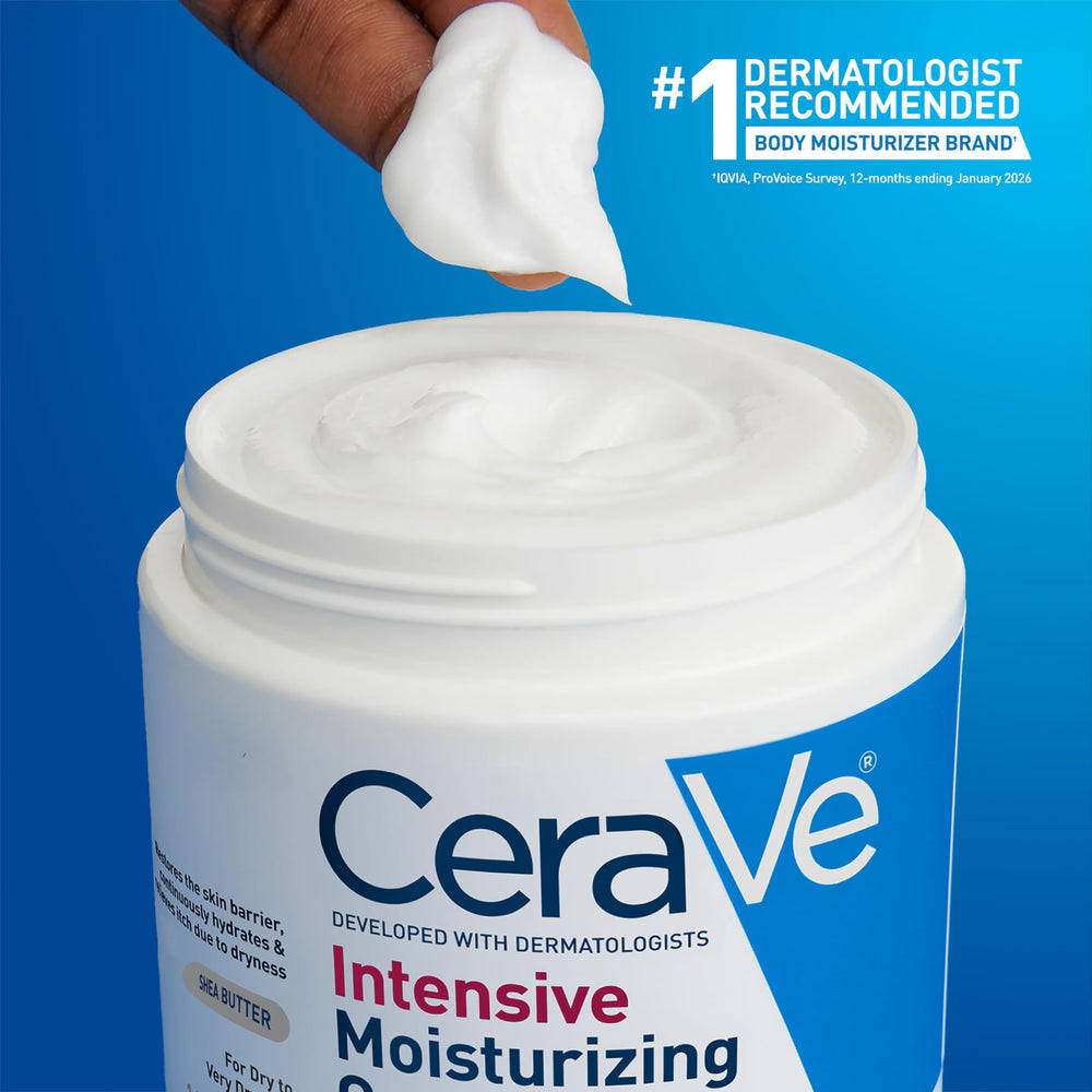 CeraVe tub in bathroom lifestyle showing daily routine use