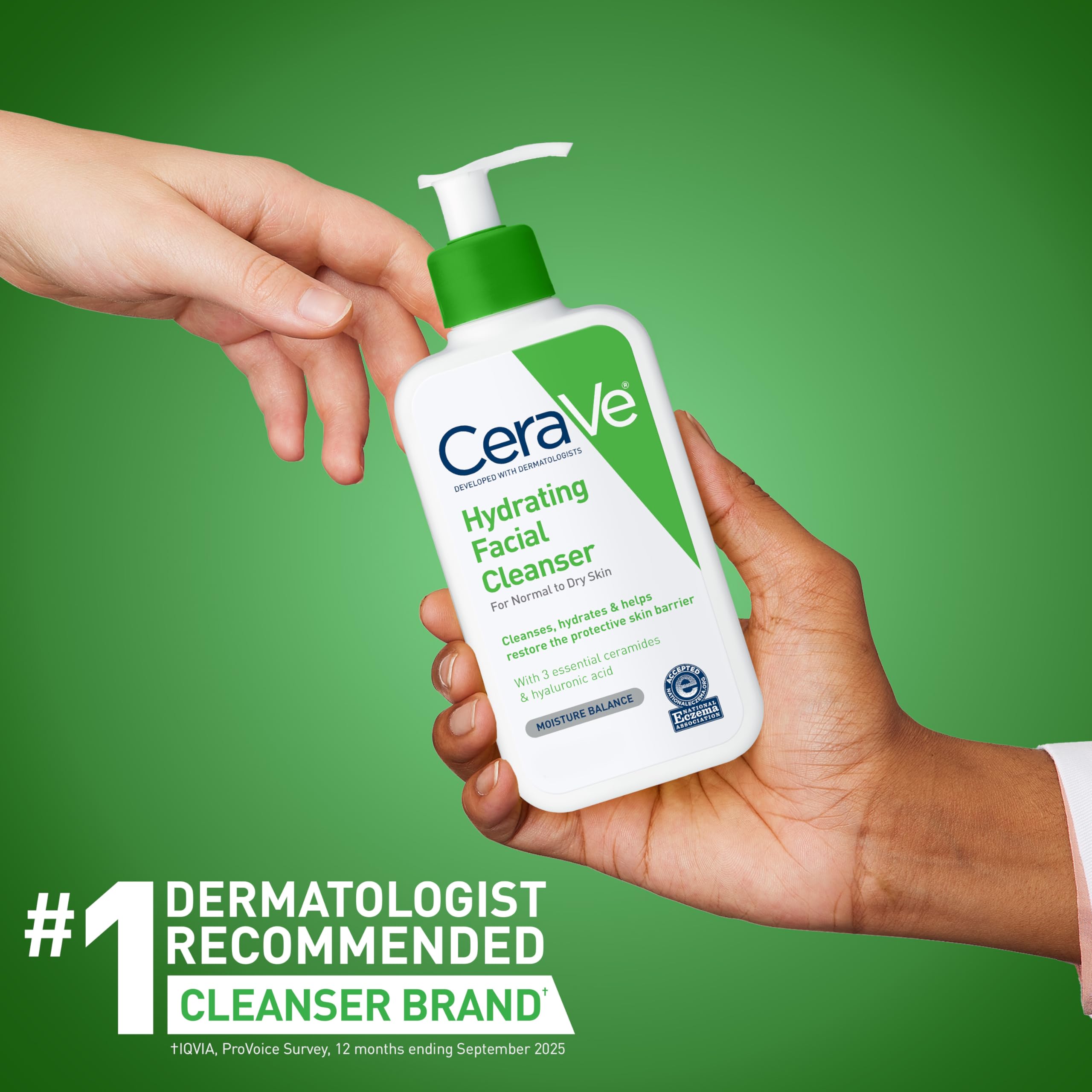 CeraVe in bathroom lifestyle scene demonstrating gentle daily routine