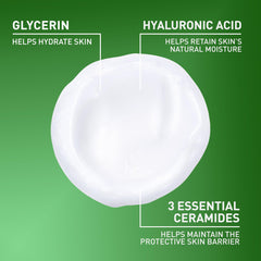 CeraVe cream texture close-up illustrating moisturizing, lotion-like feel