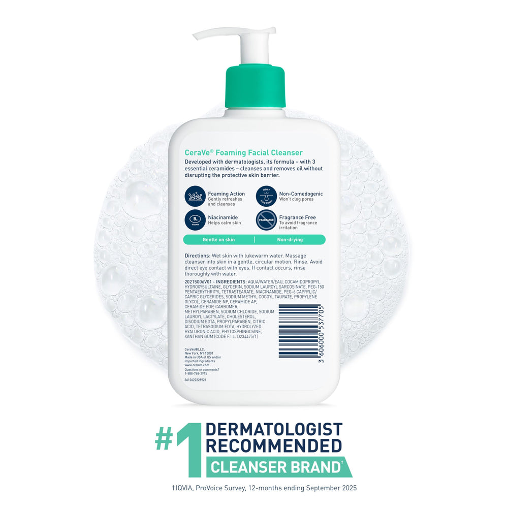CeraVe in-shower use demonstrating full-body or face cleansing versatility