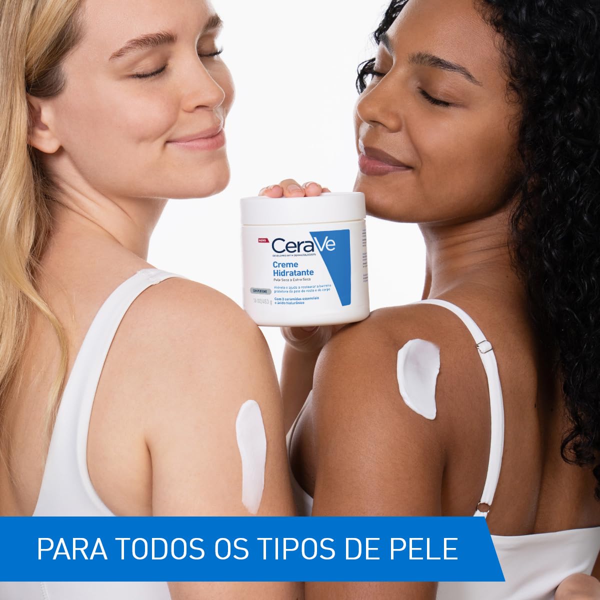 CeraVe jar on bathroom counter in lifestyle setting showing daily routine compatibility benefit