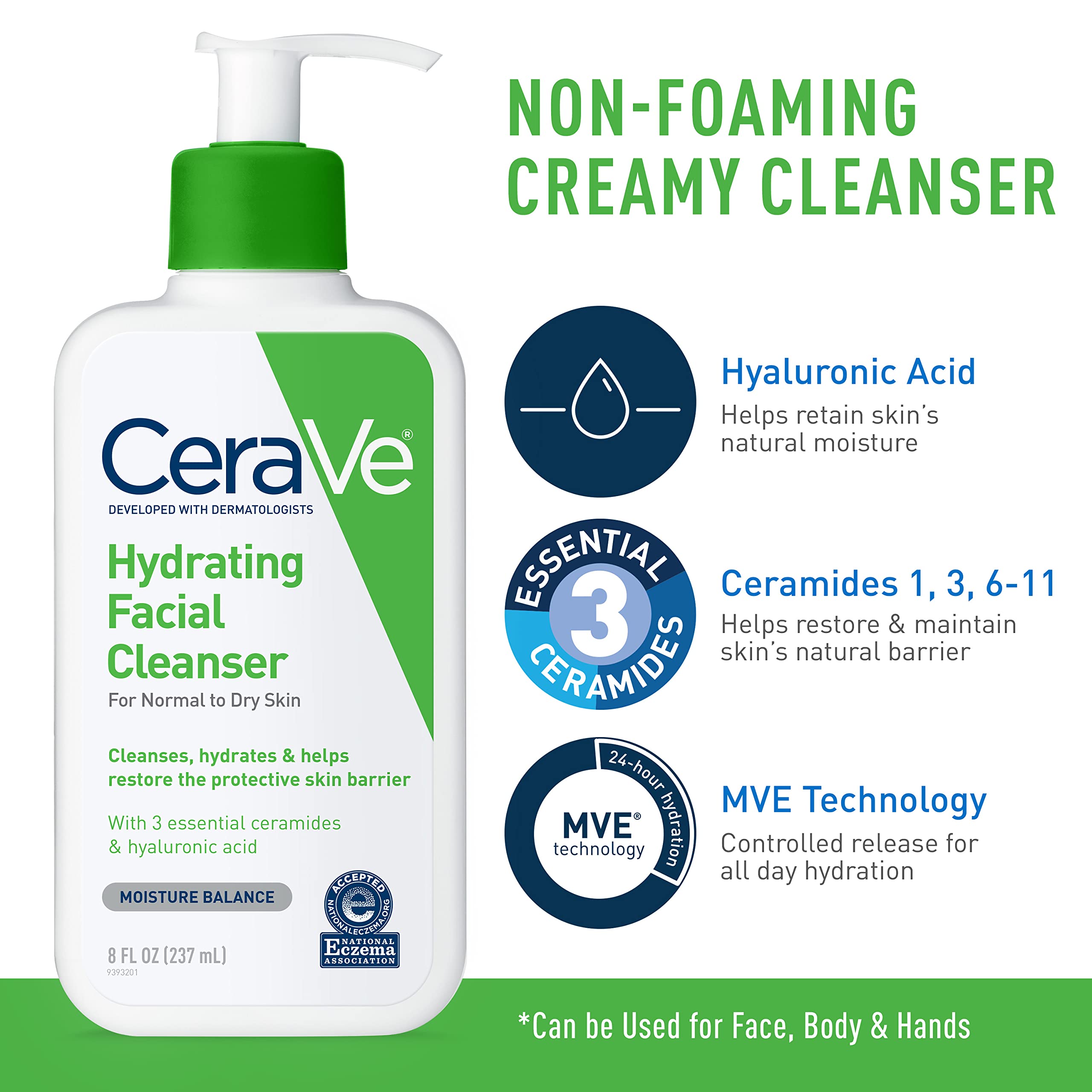 CeraVe moisturizing cream tub open showing rich texture and hydration