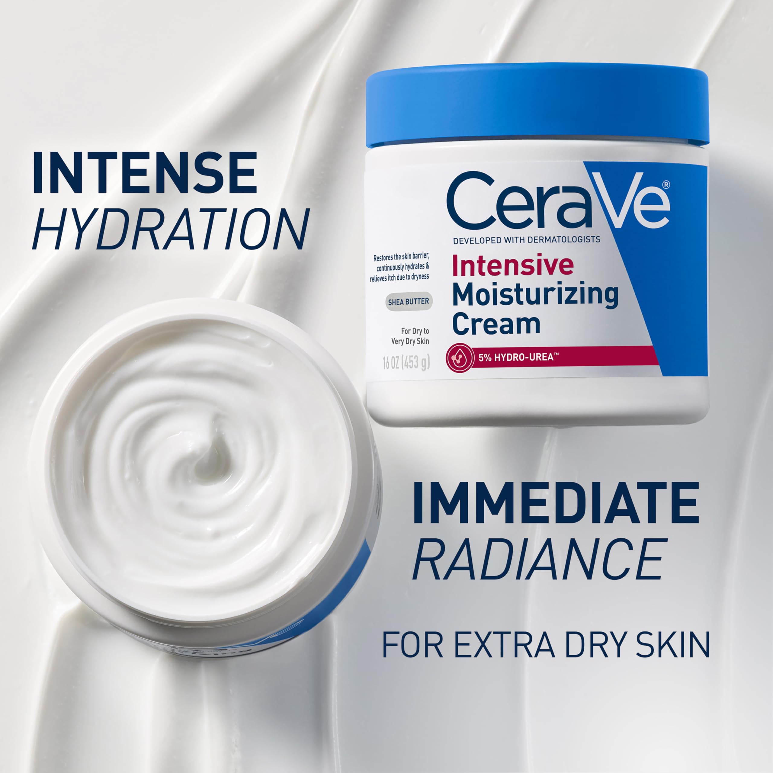 CeraVe cream texture closeup demonstrating rich emollient feel