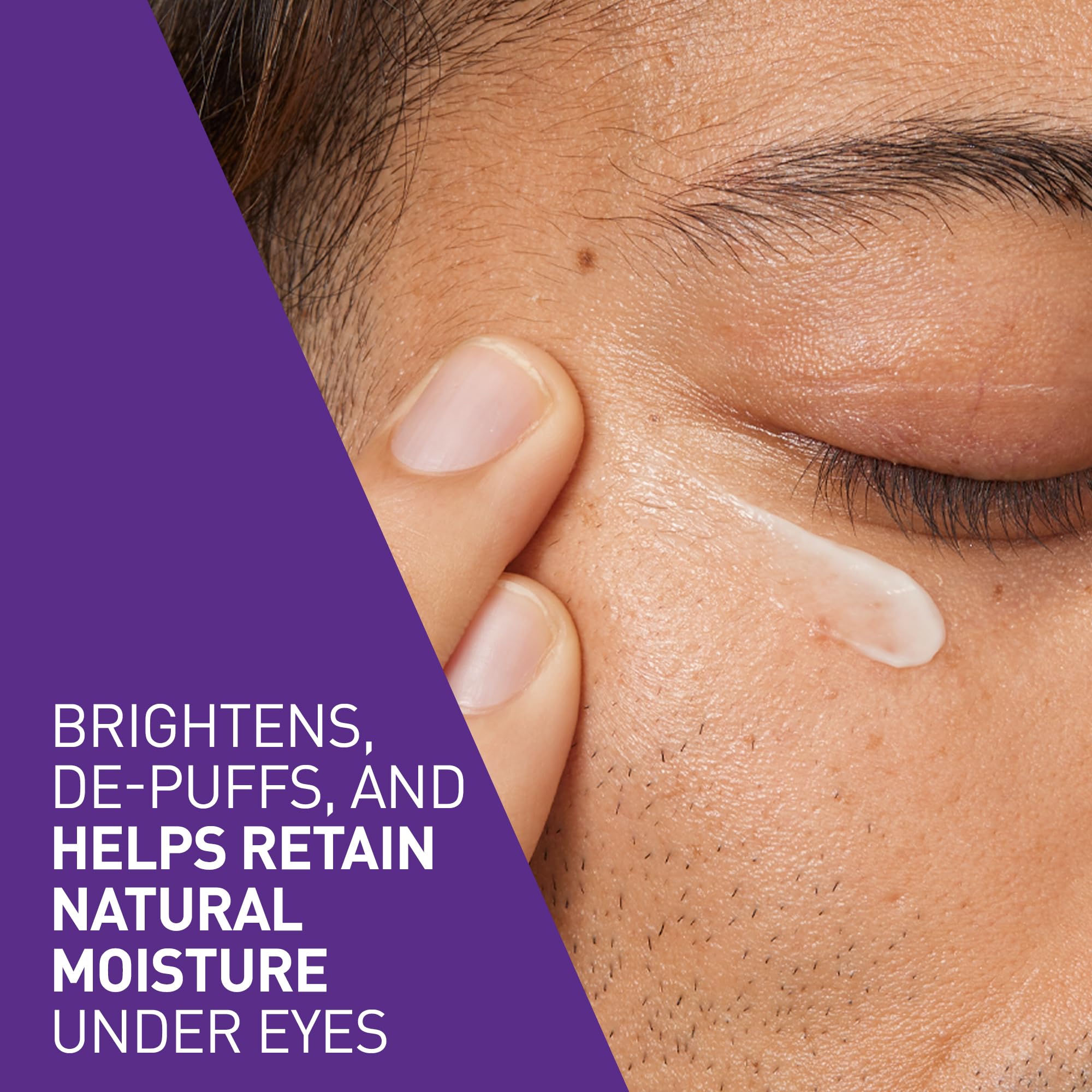 Applying CeraVe Vitamin C Eye Cream under eye to reduce puffiness and brighten