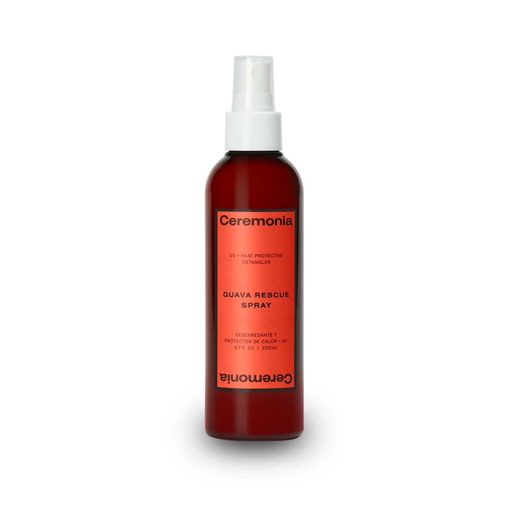 Ceremonia front packaging showing the 6.7 fl oz bottle and label benefits