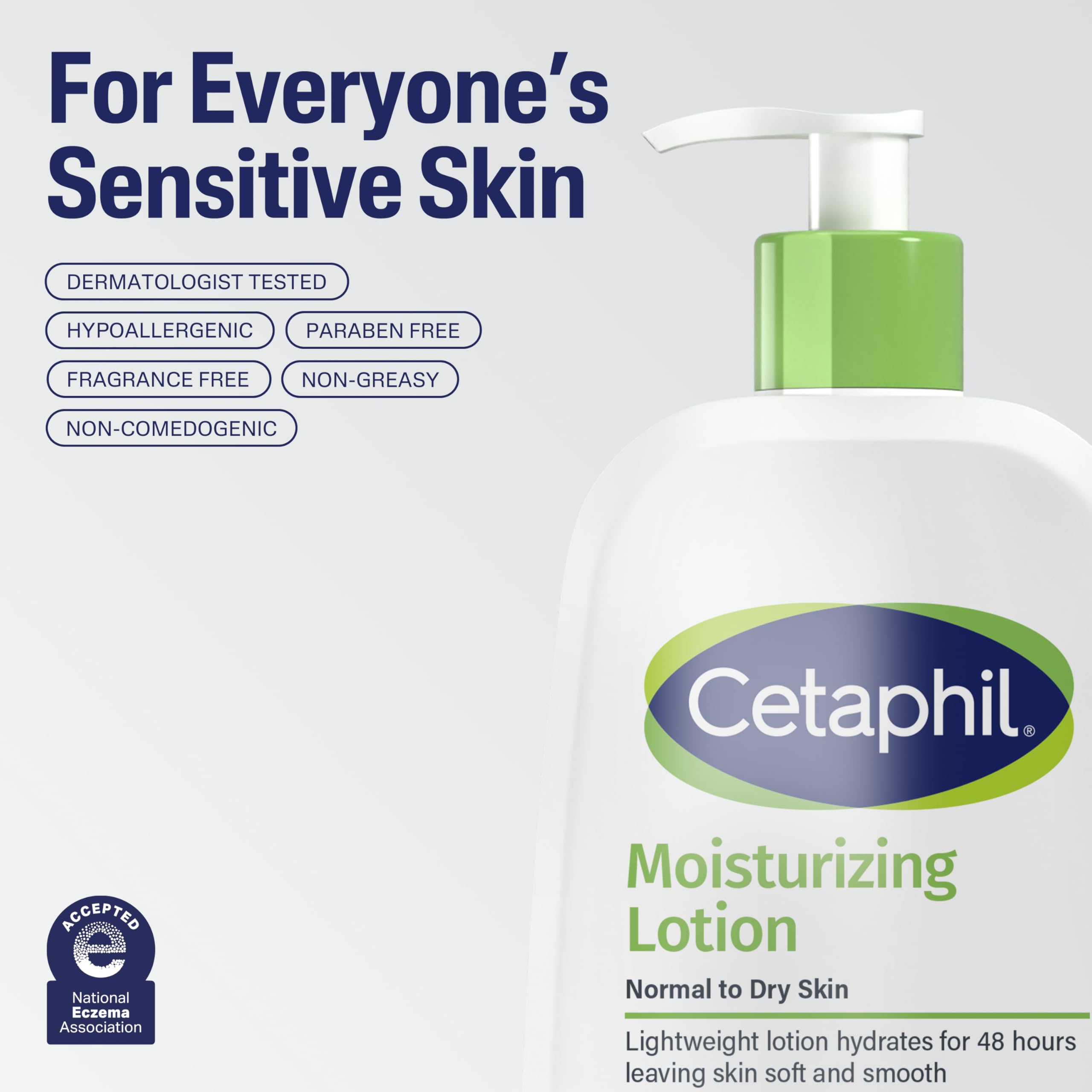 Cetaphil three-pack box indicating value and consistent supply benefit
