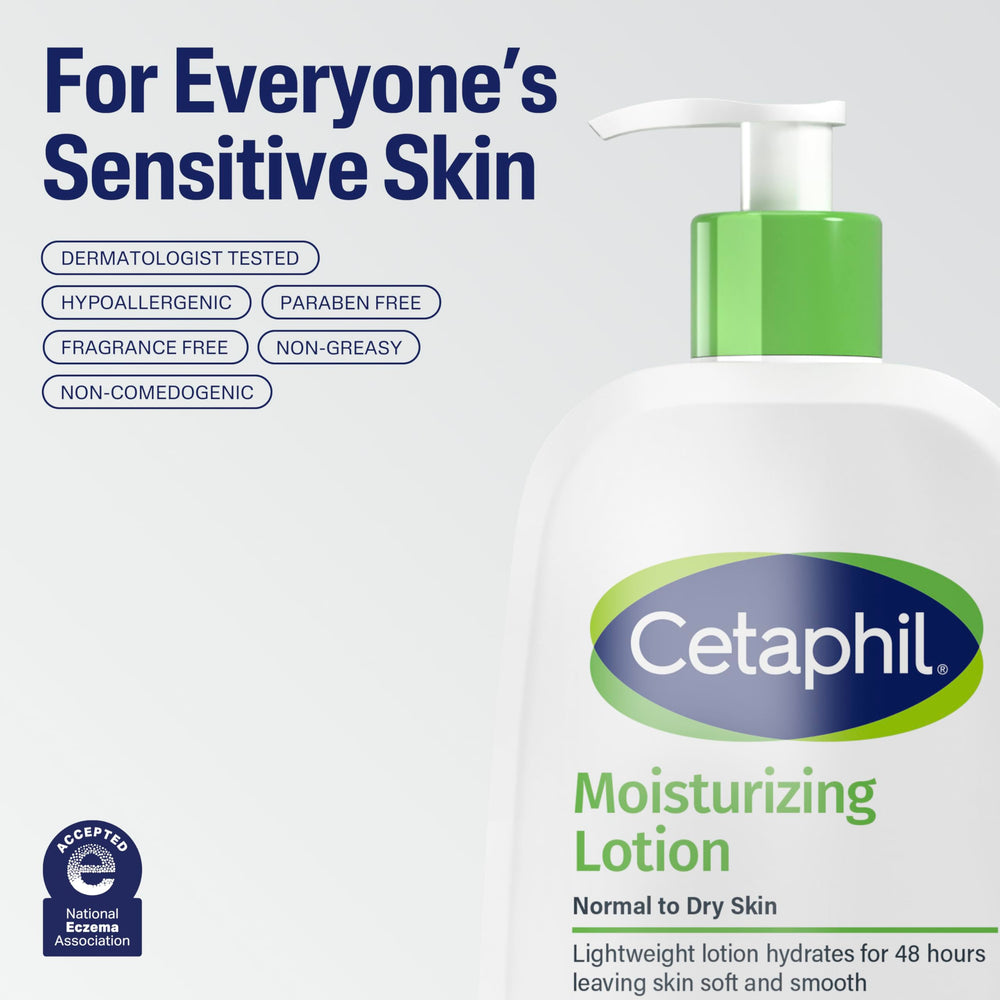 Cetaphil three-pack box indicating value and consistent supply benefit