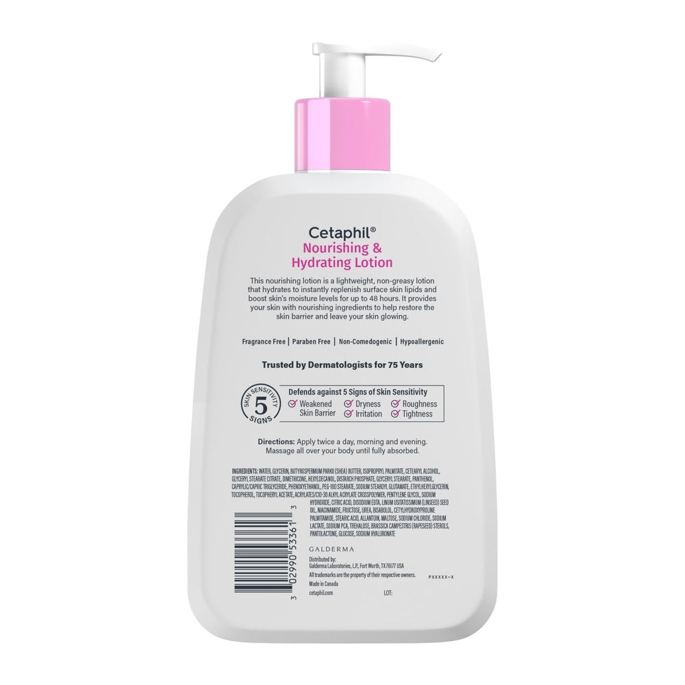 Cetaphil on skin after application showing softer, smoother appearance
